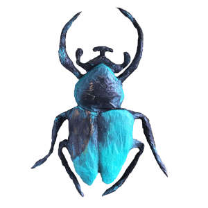 papiermache beetle heel erg groot