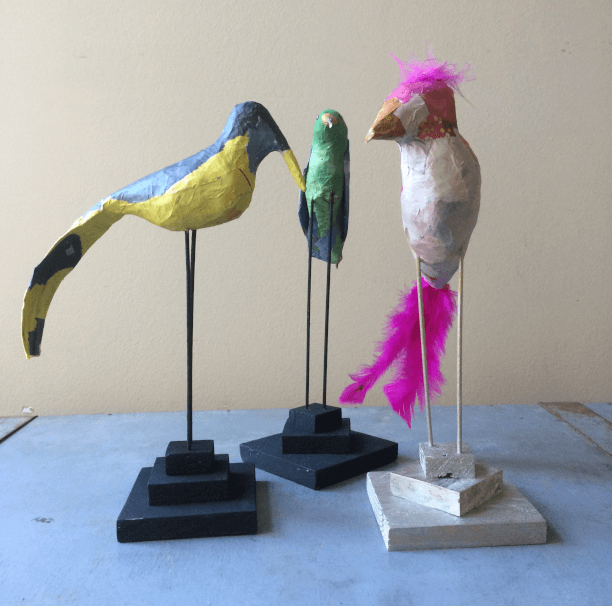 Birds of a feather nieuwe serie vogels op stok
